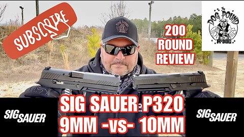 SIG SAUER P320 9MM 200 ROUND REVIEW! SIDE BY SIDE WITH THE P320 XTEN 10MM!