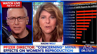 Pfizer Director: "Concerning" mRNA Effects on Women's Reproduction w/ Naomi Wolf – Ask Dr. Drew