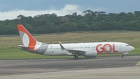 Boeing 737 MAX 8 PR-XML pousa em Manaus vindo de Brasília