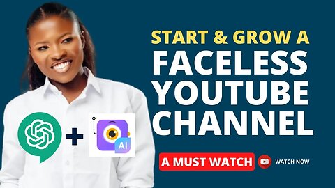 How to START and GROW a faceless YouTube channel using CHATGPT and STEVE AI #chatgpt #makemoney