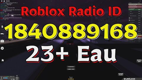 Eau Roblox Radio Codes/IDs