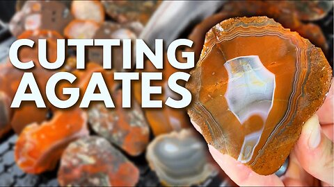Cutting UNREAL Agates w/ My Lapidary Saw | A Look Inside Legendary Lake Superior Rocks