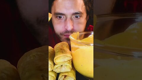 ASMR MUKBANG CHEESEY DEEP FRIED CHIMICHANGA PARTY * eating sounds no talking *