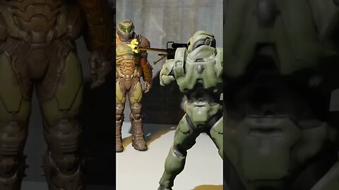 Master Chief Vs Doom Slayer: Realistic Fight Animation