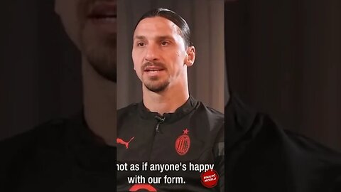 Ibrahimovic sul momento del Milan