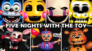 Five Nights with the Toys 2024 - All Jumpscares & Extras Mode