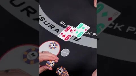 Splitting 9's for $1000 - Blackjack Strategy #shorts