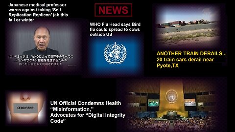 Medical Professor Warns of New Jab, 20 Train Cars Derails, UN: Digital Integrity Code, More