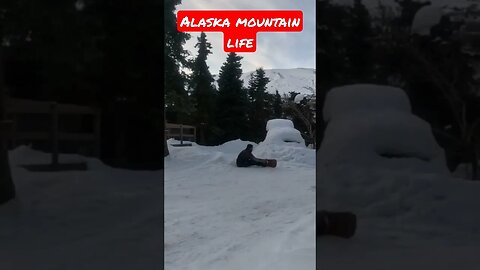 Old Man Snowboard Fail #alaska #snowboarding #ski