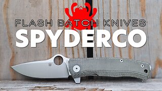 New Knives Unleashed: Rare Flash Batch Spyderco Knife | Atlantic Knife