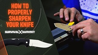 How To Properly Sharpen A Knife (TOP Knives) | The Survival Summit