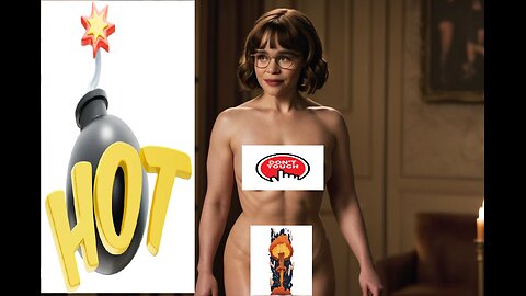 Emilia Clarke as Velma Dinkley Ai generated