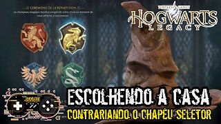 A Escolha da Casa pelo Chapeú Seletor - Hogwarts Legacy