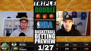 NBA Picks & Predictions | Grizzlies vs Timberwolves | Raptors vs Warriors | Triple-Double for Jan 27