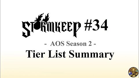 The Stormkeep #34 - AOS Season 2 Stormcast Tier List but its only 20min