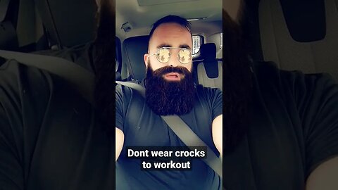 crocks and workout? #crocs #veteran #army #beardman #beard