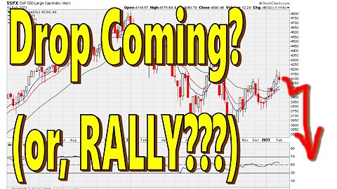 🟢 Drop Coming? 📉 (or, RALLY??? 🚀) Cryptos, Stocks