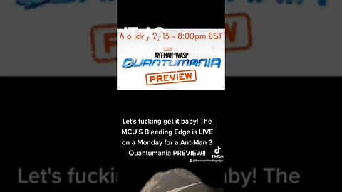 Ant-Man 3 Quantumania PREVIEW, LIVE Tonight at 8pm EST, on The MCU'S Bleeding Edge YT Channel!
