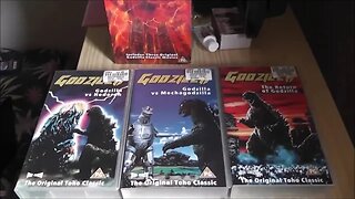 VINTAGE UK VIDEO TAPES: Carlton Home Video #GODZILLA Movies!! #VHS 📼🔥