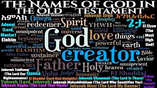 Exploring the nature of God- Names of our God