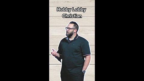 A Hobby Lobby Christian