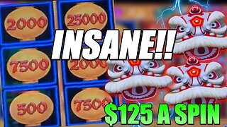 $125/BET BONUS on LIGHTNING LINK! Happy Lantern 2 JACKPOTS