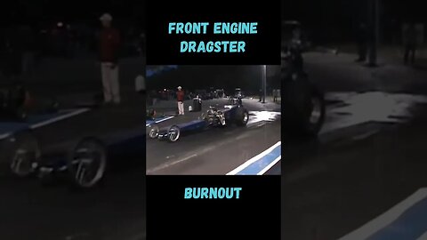 Small Block Front Engine Dragster Burnout! #shorts