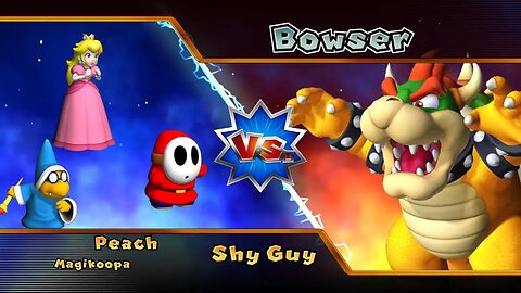 Mario Party 9 Bowser Station - Peach vs Magikoopa vs Shy Guy - Solo Mode