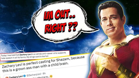 SHAZAM! Star Zachary Levi CANCELED For SHOCKING PFIZER Tweet