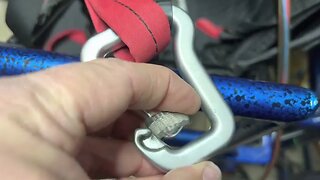 Change out your carabiners once a year new dog bones