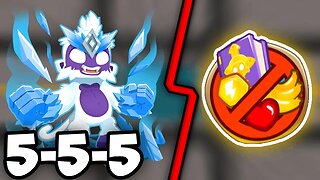 Can A 5-5-5 Ice Monkey Beat CHIMPS in BTD6?