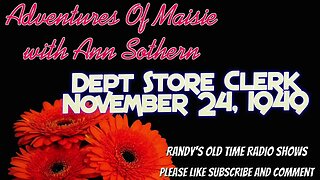 Adventures Of Maisie 01 Dept Store Clerk November 24, 1949