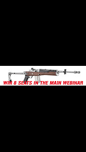 RUGER MINI-14 MINI #3 FOR 8 SEATS IN THE MAIN WEBINAR