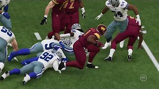 Madden NFL 23: Washington Commanders (Redskins) @ Dallas Cowboys Franchise Mode Year 1 Week 4