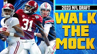 THREE ROUNDS 2023 NFL Mock Draft | Walk The Mock