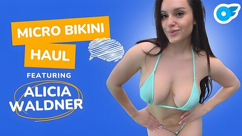 Micro Bikini Try on Haul - Insta: @aliciawaldner