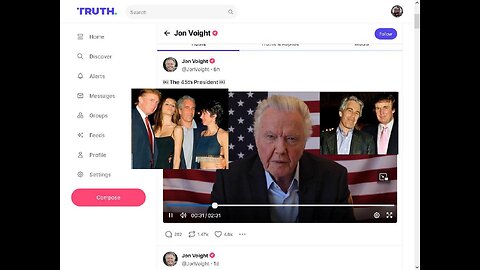 Antichrist 45: Pedophile Psyop Donald Trump Just Posted a Video with Jon Voight!