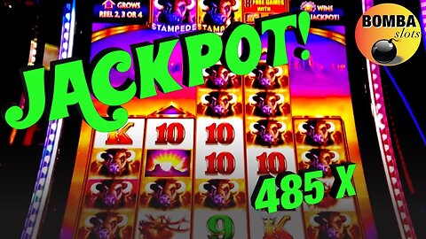 WHAT!? WOW! JACKPOT! 485 X #Casino #LasVegas #SlotMachine