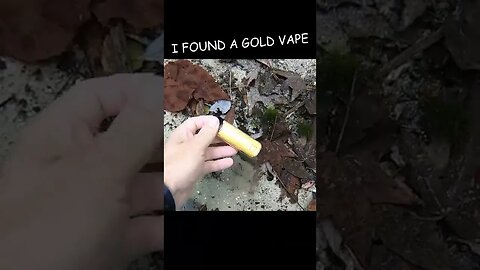 I thought is was real gold until I picked up from the river bottom - treasure hunting