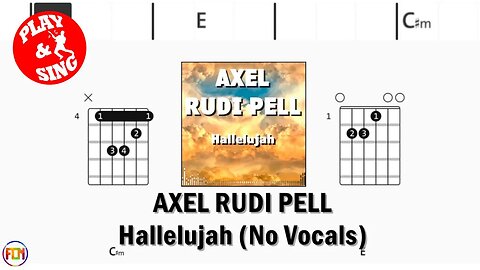 AXEL RUDI PELL Hallelujah FCN GUITAR CHORDS & LYRICS NO VOCALS