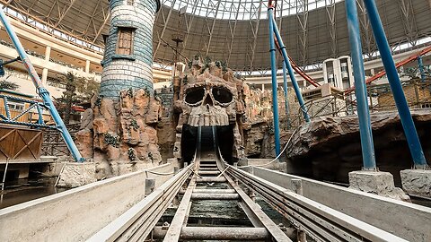 Abandoned Indiana Jones Massive Indoor Theme Park Inside Dead Mall of China