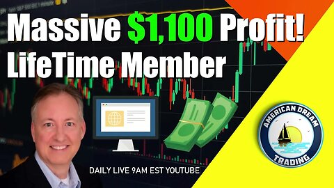 Massive +$1,100 Profit Lifetime Members Stock Market Successes