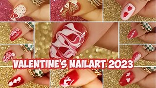 New Nail Art 2023 💌 Cute & Easy Valentine's Day Nail Designs | Red Valentine's Day Nail Art