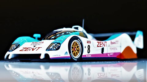 Toyota TS010 Zent (No.8) Le Mans - Ebbro 1/43