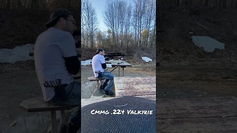 Trying out the 224 Valkyrie round #cmmg #ar #nikon #rangeday