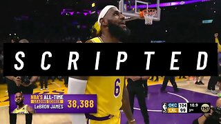 SCRIPTED NBA: LeBron James Beats Kareem's All Time Scoring Record BY THE NUMBERS