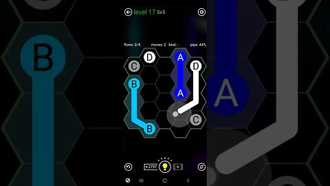 flow free Hexes: easy level 16