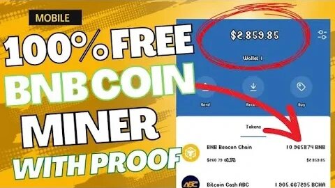 how to mine 2 free bnb coin ever hour online (without investment)
