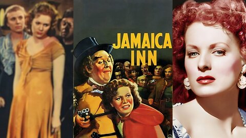 JAMAICA INN (1939) Maureen O'Hara, Robert Newton & Charles Laughton | Adventure, Crime | B&W