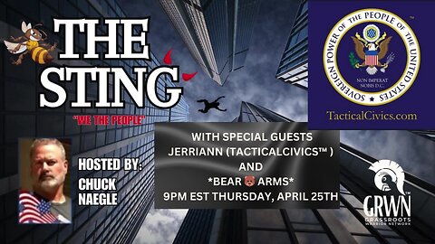 The Sting Podcast welcomes JerriAnn of Tactical Civics And Bear Arms